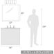 Aenon 3 Light 21.75 inch Matte Black Vanity Light Wall Light
